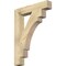 Ekena Millwork Merced Block Rough Sawn Bracket, Douglas Fir, 4"W x 24"D x 32"H BKT04X24X32MRC05RDF - alternate 1